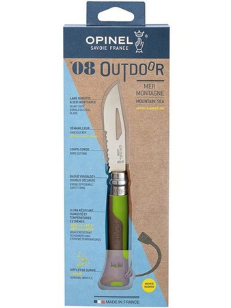 Opinel Outdoor Knife No.8 - Earth/Green