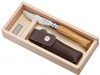 Opinel 8 Inox Lux Olive Knife with Case