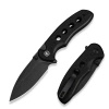 Civivi Triptych Black G10 Folding Knife, Black Stonewashed 14C28N (C23085B-1)