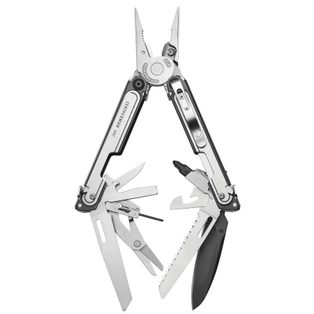 Leatherman ARC Stainless and Black DLC multitool (833076) - 20 tools