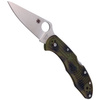 Spyderco Delica 4 FRN ZOME GREEN PLAIN folding knife (C11ZFPGR)