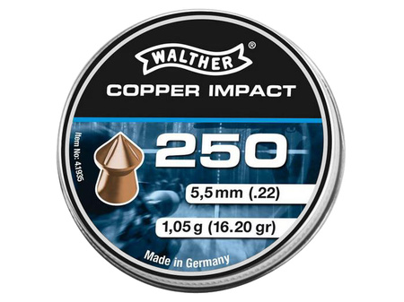 Walther - Copper Impact 5.5mm diabolo shot 250 pcs.