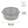 Petromax Dutch Oven FT6-T cast iron kettle without feet