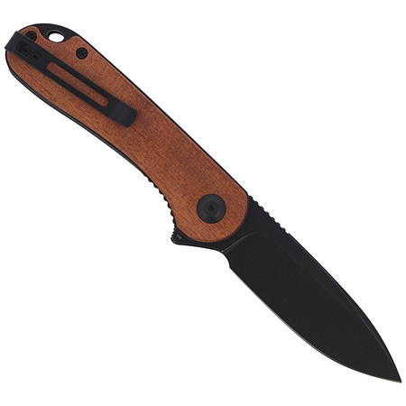 CIVIVI Elementum Flipper Knife Cuibourtia Wood, Black Stonewashed (C907U)