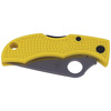 Spyderco Ladybug 3 Salt FRN Yellow Plain Folding Knife (LYLP3)