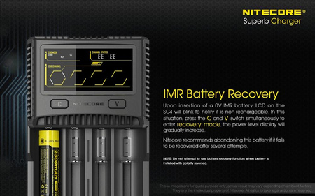 Battery charger - Nitecore SC4