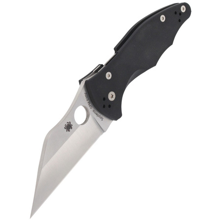 Spyderco Yojimbo 2 G-10 Black Plain Folding Knife - C85GP2