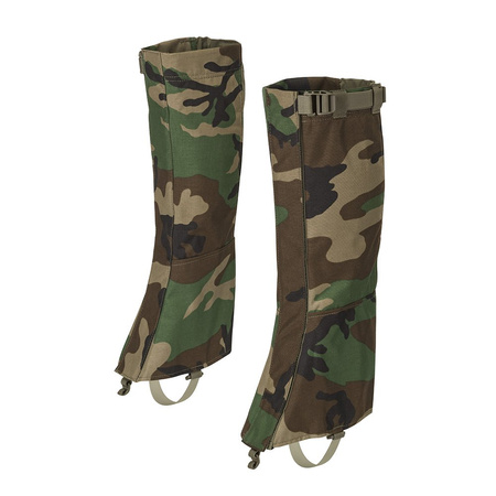 Protective Strap Guards - Helikon Snowfall Long Gaiters - US Woodland