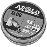 Apolo Slug 28 5.5 mm shot, 250 rounds. 1.81g/28.0gr (19302)