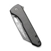 Civivi Nugz Black G10 folding knife, Damascus by Matthew Wehrwein (C23060-DS1)