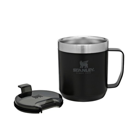 Stanley camping cup with lid - black