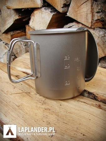 Titanium Pot Mug - Snow Peak Titanium Trek 700