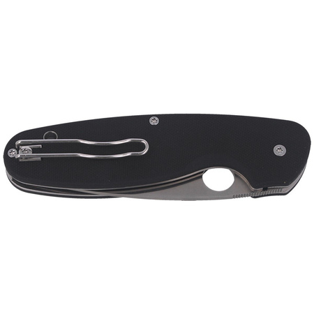 Spyderco Emphasis G-10 Black Plain Folding Knife (C245GP)