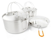 Cookset - GSI Outdoors Glacier Stainless Troop Cookset