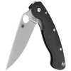 Spyderco Military Model G-10 Black Plain Folding Knife (C36GPE)