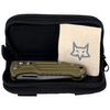 FOX New Smarty OD Green Aluminum, Stonewashed N690Co by Stefano De Lorenzii (FX-503 ALOD) knife