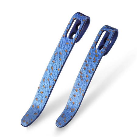 Civivi Flamed Titanium clip 2 pieces 50 mm / 55 mm, without screws (T002B)