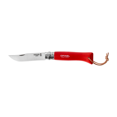 Opinel 8 Inox Colorama Red knife