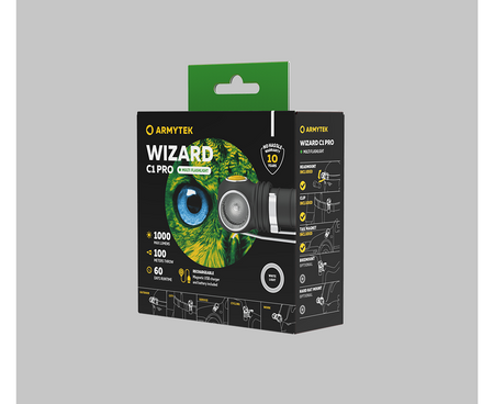 Armytek Wizard C1 Pro Magnet USB multitasking flashlight - White