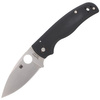 Spyderco Shaman G-10 Black Plain Folding Knife (C229GP)