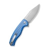 Civivi Stormhowl Bright Blue Aluminum, Satin Nitro-V Folding Knife (C23040B-2)