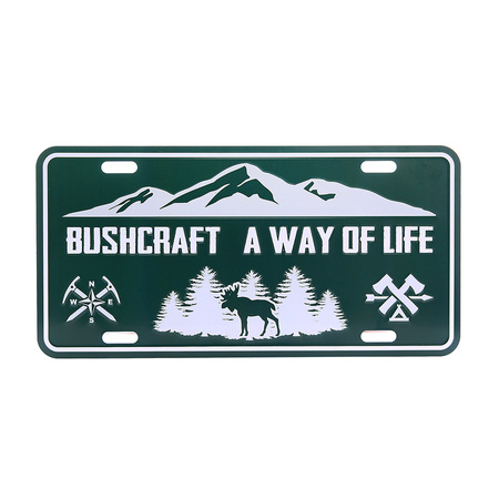 Fosco Industries - Metal plaque - Bushcraft a way of Life