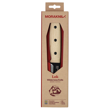 MORAKNIV - Mora Lok BlackBlade Ash Wood knife (S)