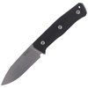LionSteel Bushcraft G10 Black / Satin Blade knife (B35 GBK)