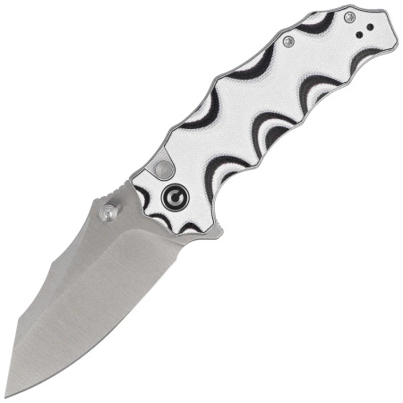 Civivi Natterjack White / Black G10 Folding Knife, Satin 14C28N (C24028-3)