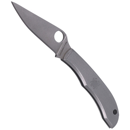 Spyderco Honeybee Stainless Steel Plain Folding Knife (C137P)