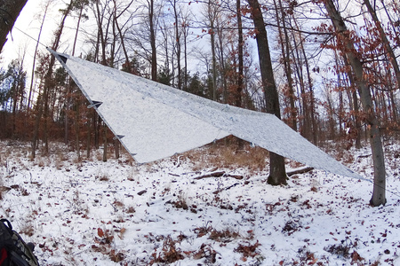 Camping sheet - Tarp 3x3 - DD Hammocks - Winter MC