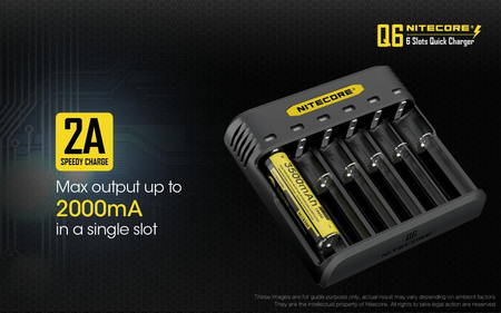 Battery charger - Nitecore Q6