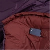 Alpinus - Fiber Pro WS 1100 sleeping bag for right-handers - burgundy