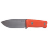 LionSteel Bushcraft G10 Orange / Stone Washed (B40 GOR) knife