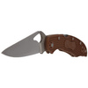 Spyderco Byrd Cara Cara 2 FRN Brown Plain Folding Knife - BY03PBN2