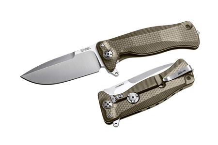 LionSteel SR11 Titanium Bronze, Satin Finish (SR11 B) knife