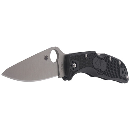 Spyderco Endela Lightweight FRN Black Plain Folding Knife (C243PBK)