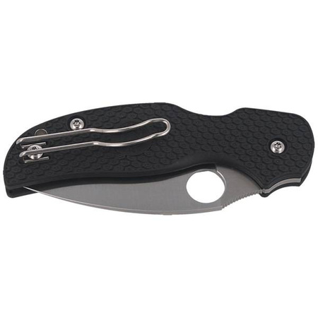 Spyderco Sage 5 Lightweight Plain Folding Knife (C123PBK)