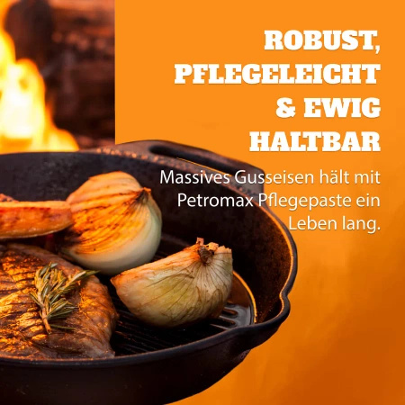 Cast iron frying pan with two Petromax handles 30 cm