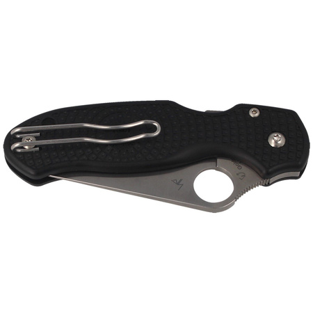 Spyderco Para 3 FRN Black Plain Folding Knife - C223PBK