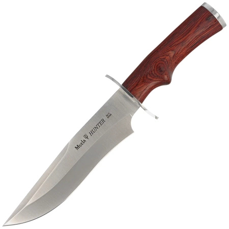 Muela Hunter Pakka Wood knife, Satin 440C (Hunter-17R)