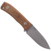 LionSteel Bushcraft Natural Canvas Micarta Knife (M4 CVN)