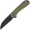 Civivi Elementum Wharncliffe OD Green G10, Black Nitro-V Folding Knife (C18062AF-2)
