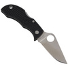 Spyderco Manbug Lightweight Black Plain Folding Knife - MBKP