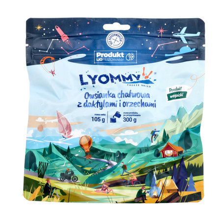Lyommy - Freeze-dried food Challah oatmeal with dates and nuts
