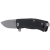 LionSteel Myto Black Aluminum Folding Knife, Stonewashed (MT01A BS)