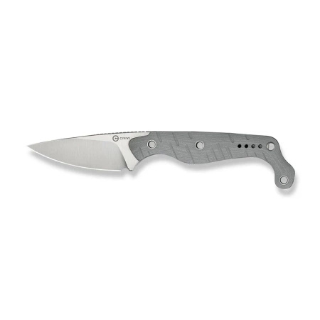 Civivi SŌKN Gray G10 knife, Satin Nitro-V by Kyle Lamb (C22027-2)