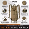 Source - Tactical 2L Hydration Backpack - Black