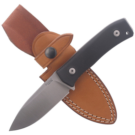 LionSteel Bushcraft G10 Black / Satin Blade (M4 G10) knife