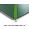 Husky - BIRD 3 plus hiking tent - green